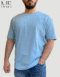 Oversized Basic Baby Blue T-Shirt